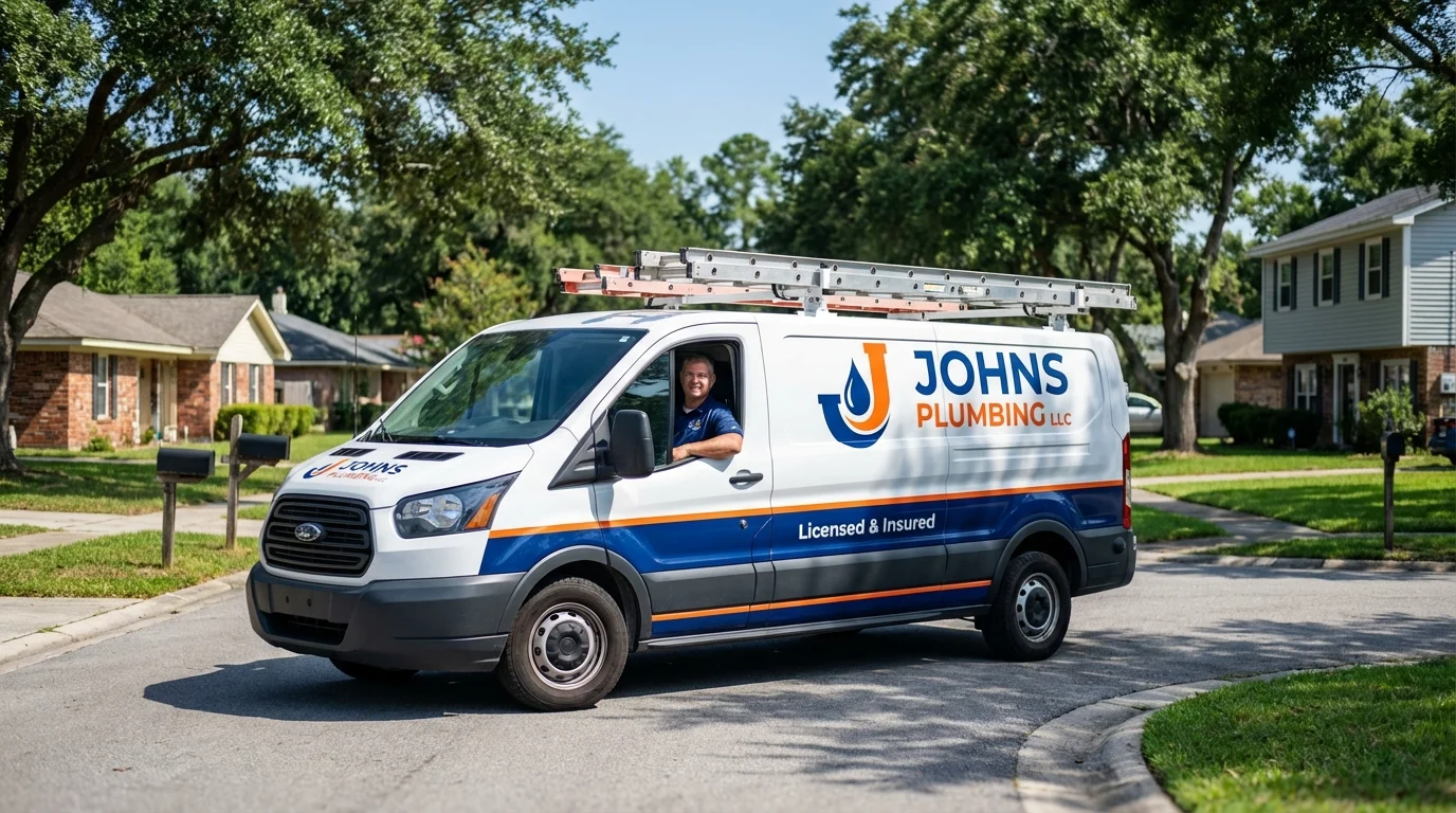 Johns Plumbing LLC service van in Silt, CO