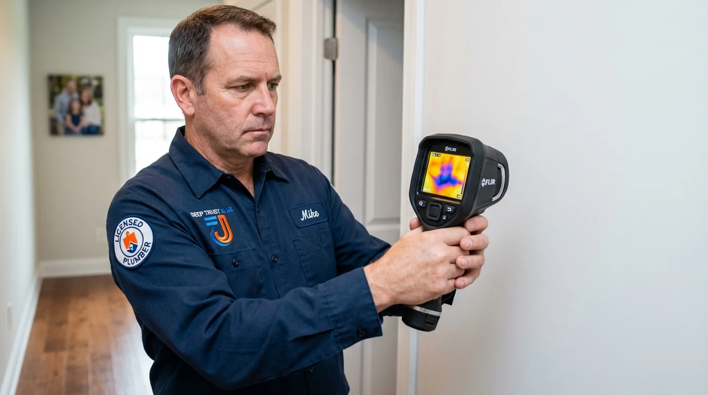 Thermal imaging leak detection by Johns Plumbing LLC in Silt